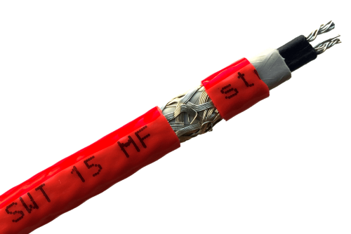 SHTEIN SWT-15 MF RED NEW (15 Вт) саморегулируемый греющий кабель для внутреннего обогрева трубы в ТеплоМаркет, фото